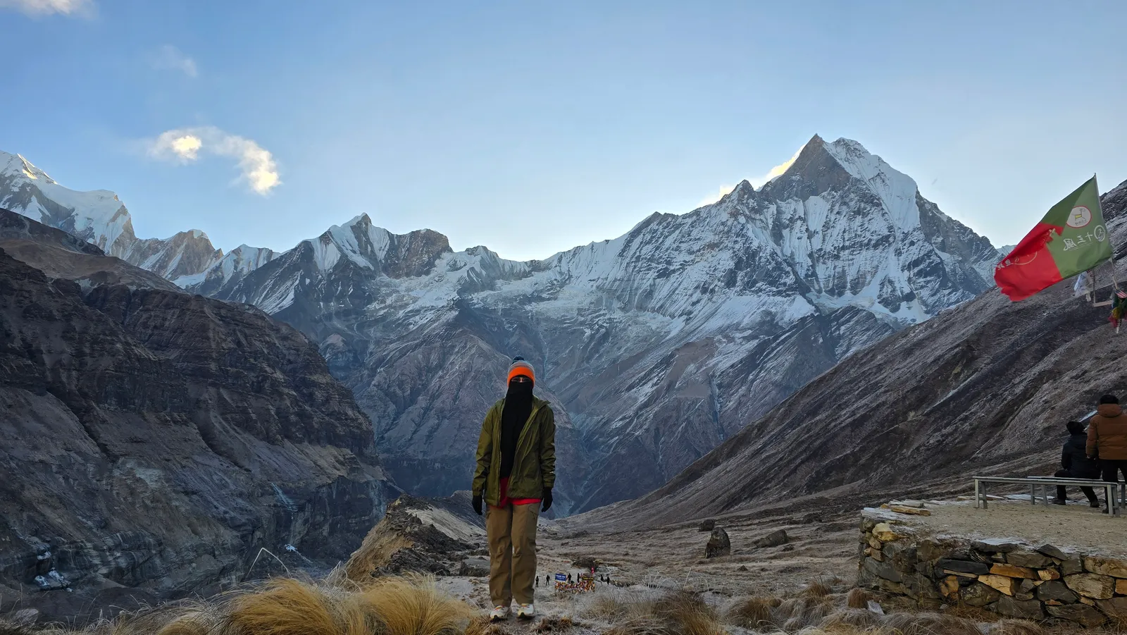 Dawn light in the Annapurna Sanctuary